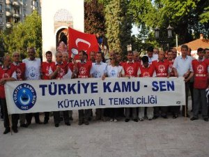 Türkiye Kamu-Sen Kütahya il temsilciliğinden teröre tepki