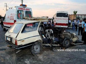 Kütahya'da trafik kazası: 3 yaralı