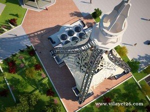 Kocatepe Üniversitesi Camii, minaresi bir ilk olacak.