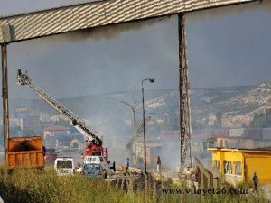 Kütahya'da azot fabrikasında yangın