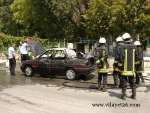 Şase yapan otomobil kullanılamaz hale geldi.