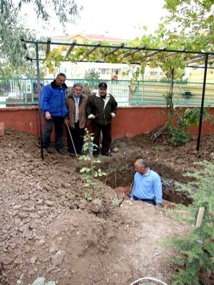 Prof. Dr. Orhan Oğuz, Eskişehir'de kendi mezarını yaptırıyor.