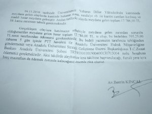 Rektörlük, 17 bin TL'lik zararı eylemci öğrencilerden istedi