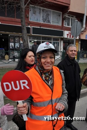 Eskişehir’de fahri veli polisler görev başında