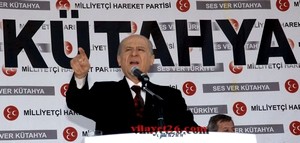 Devlet Bahçeli, Kütahya Zafer Meydanı'nda düzenlenen mitingde konuştu.