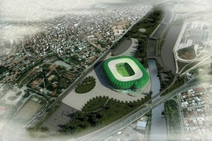 Bursaspor'un yeni stadı hız kazandı.