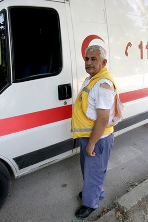 Şevket Yılmaz Hastanesi’ne Hasta götüren ambülans şoförü, darp edildi.