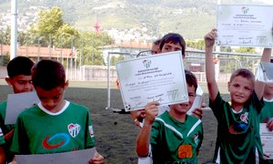 Futbol Okulu Yaz Dönemi 1. Etabı sona erdi