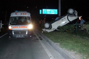 Kütahya'da trafik kazası: 2 yaralı