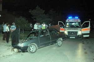 Kütahya'da trafik kazası: 1 yaralı