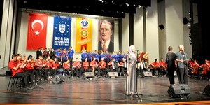 Bosna Hersek Fatih Sultan Mehmet Korosu, Merinos AKKM'de konser verdi.