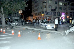 Kütahya'da trafik kazası: 1 yaralı