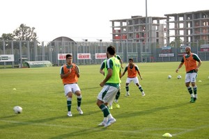 Bursaspor, sahasında çalıştı