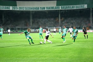 Bursaspor'da futbolcular üzgün