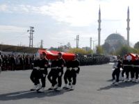 Trafik kazasında şehit olan askerler memleketine gönderildi