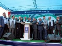 Bursa'da Timsah Arena'nın temeli atıldı.