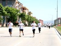 Bursalılar olimpiyat ruhu için koştu.