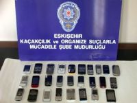 Eskişehir'de kaçak telefon operasyonu