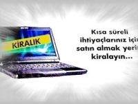 Kiralık laptopa ilgi artıyor