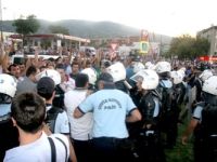 Bursa'da, olaylı protesto